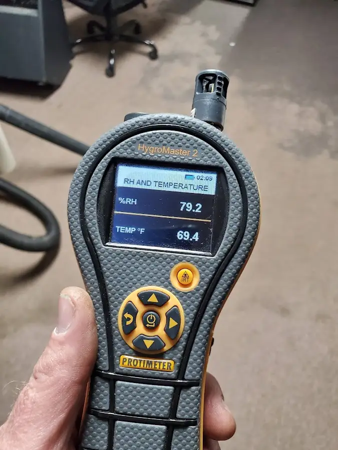 Moisture meter humidity assessment for Mold Remediation & Removal in Zanesville